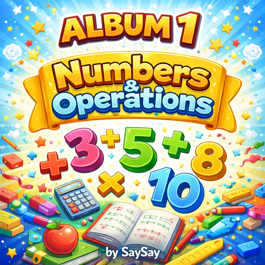 Grade 4 Math Album 1 Cover