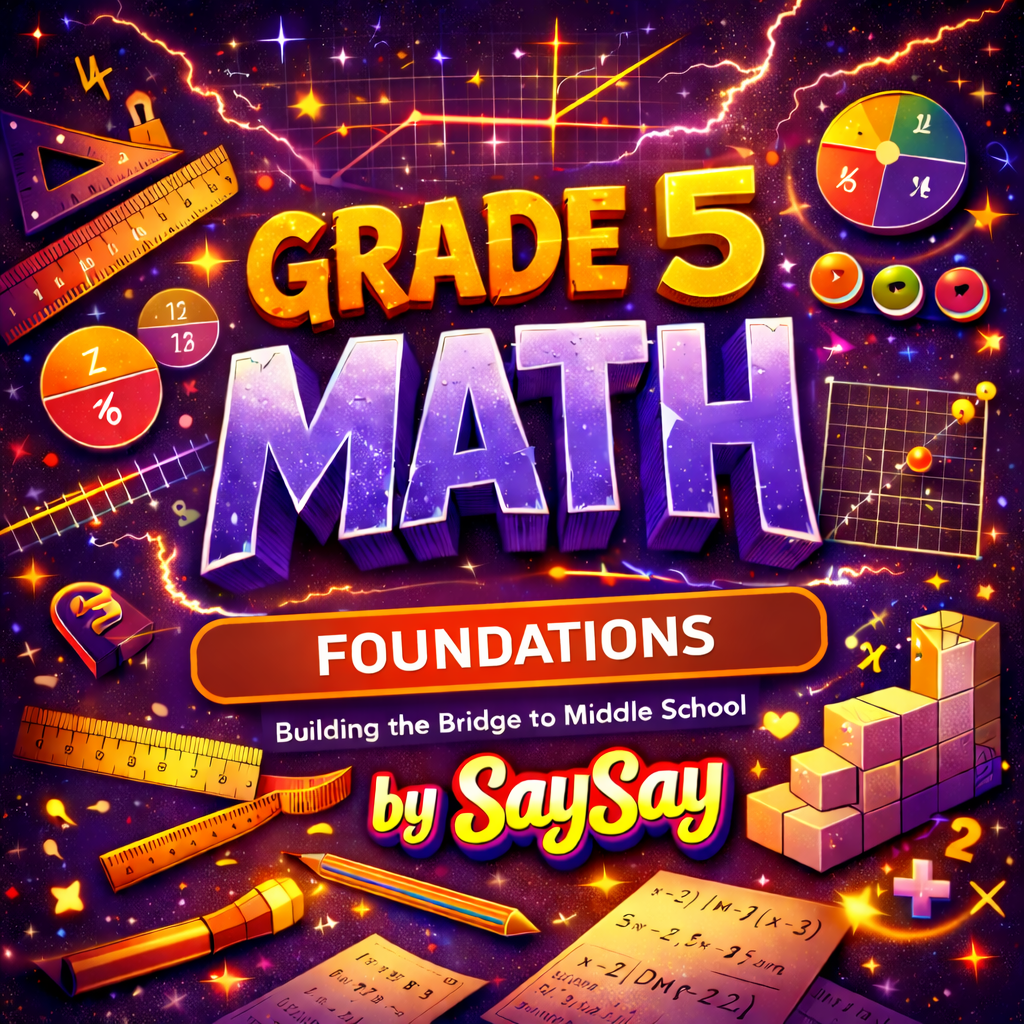 Grade 5 Math Album 1 Cover