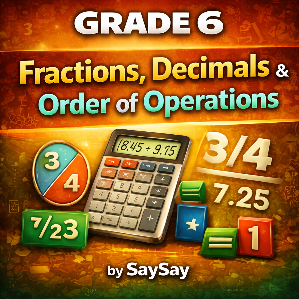 Grade 6 Math Album 4 Cover