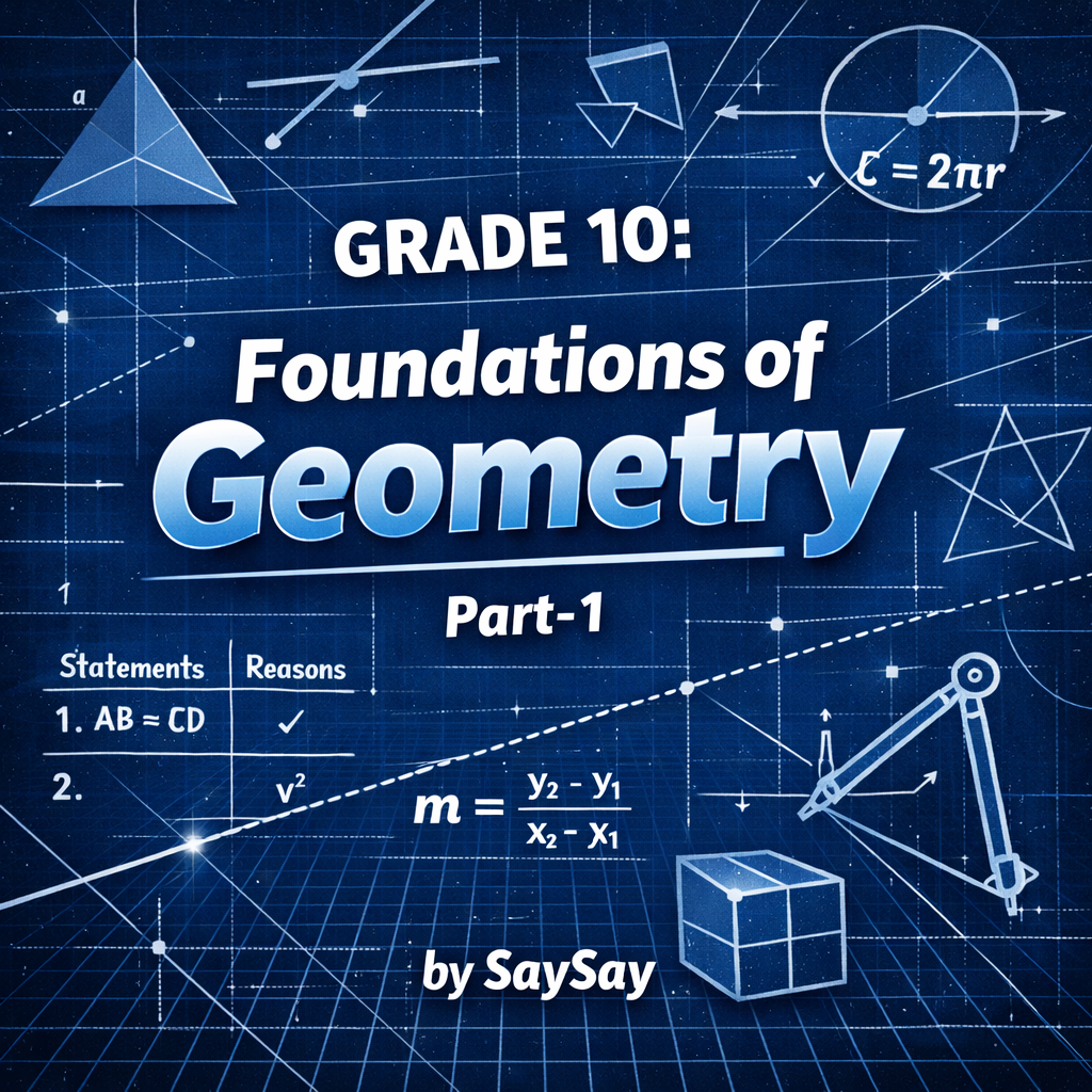 Grade 10 Geometry Part 1 Cover