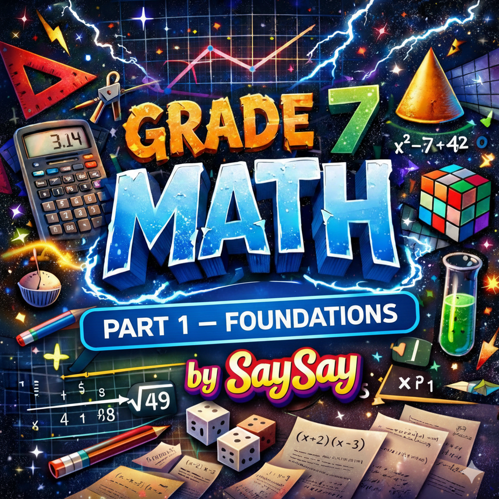 Grade 7 Math Album 1 Cover